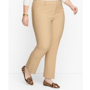 TALBOTS HAMPSHIRE ANKLE PANTS - SOLID